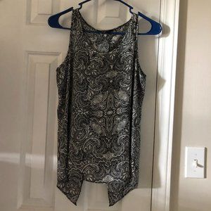 Express Black and White top size XS